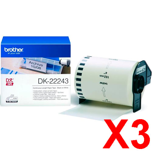 Brother QL1050 DK-22243 x3 Gen.