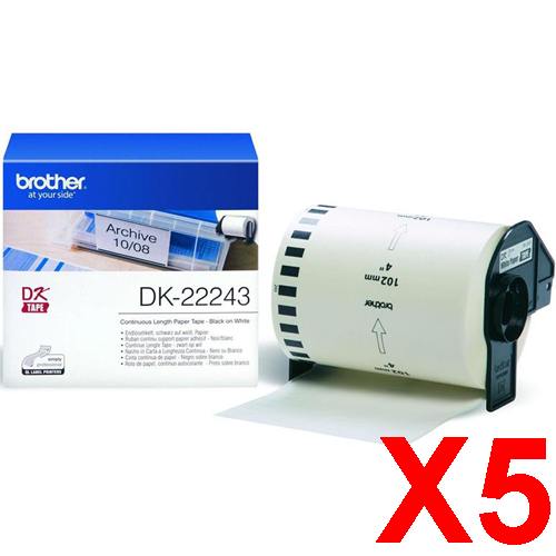 Brother QL1050 DK-22243 x5 Gen.