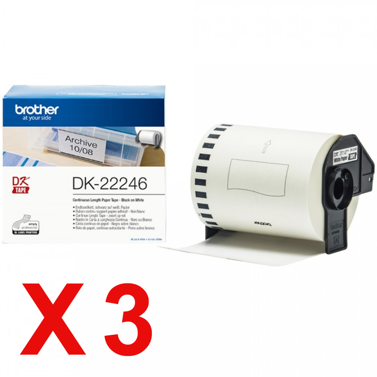 Brother QL1050 DK-22246 x3 Gen.