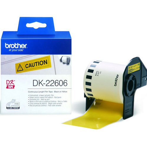 Brother QL1050 DK-22606 x1 Yellow Gen.