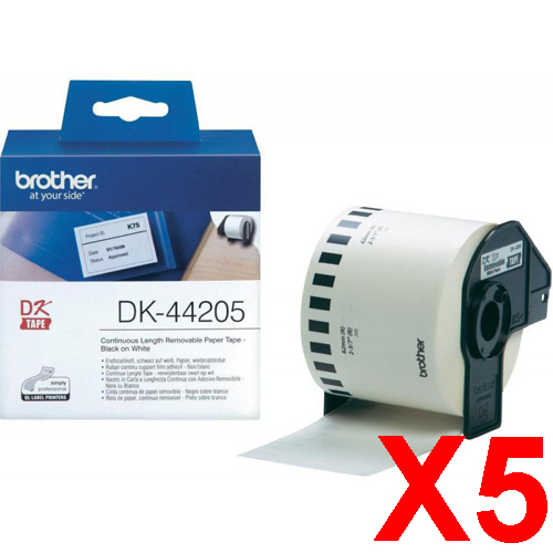 Brother QL1050 DK-44205 x5 Gen.