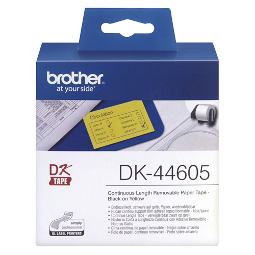 Brother QL1050 DK-44605 x1 Yellow Gen.