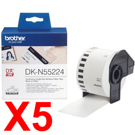 Brother QL1050 DK-N55224 x5 Gen.