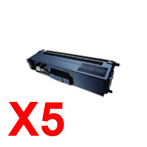 Brother MFCL8600CDW TN-346BK x5 Black High Yield Comp.