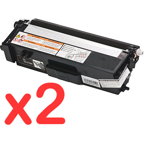 Brother DCP9055CDN TN-348BK x2 Black Comp.