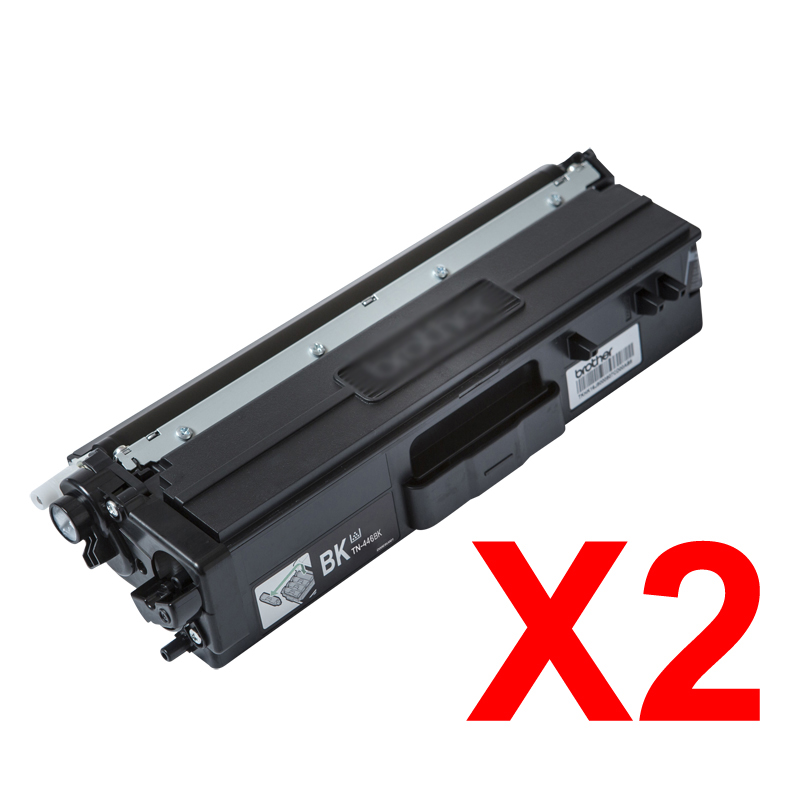 Brother HLL8360CDW TN-446BK x2 Black Super High Yield Comp.