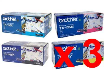 Brother DCP9040CN TN-155 x4 Gen.
