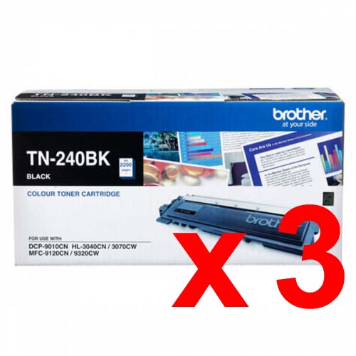 Brother MFC9320CW TN-240BK x3 Black Gen.