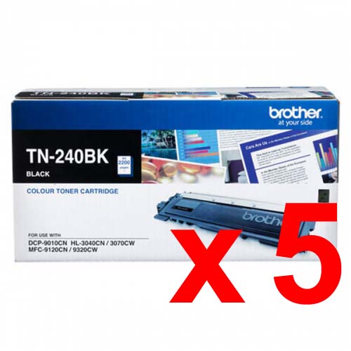 Brother MFC9320CW TN-240BK x5 Black Gen.