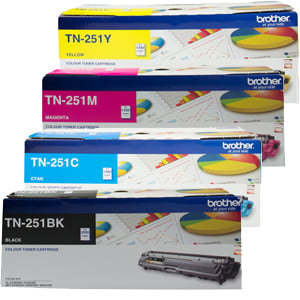 Brother DCP9015CDW TN-251 x4 Gen.
