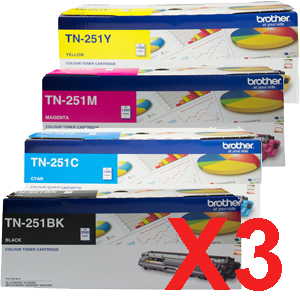 Brother DCP9015CDW TN-251 x4 Gen.