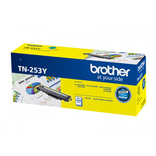 Brother DCPL3510CDW TN-253Y x1 Yellow Gen.