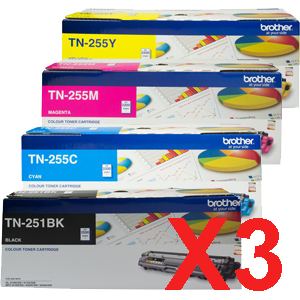 Brother DCP9015CDW TN-251/TN-255 x4 Gen.