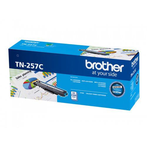 Brother DCPL3510CDW TN-257C x1 Cyan Gen.