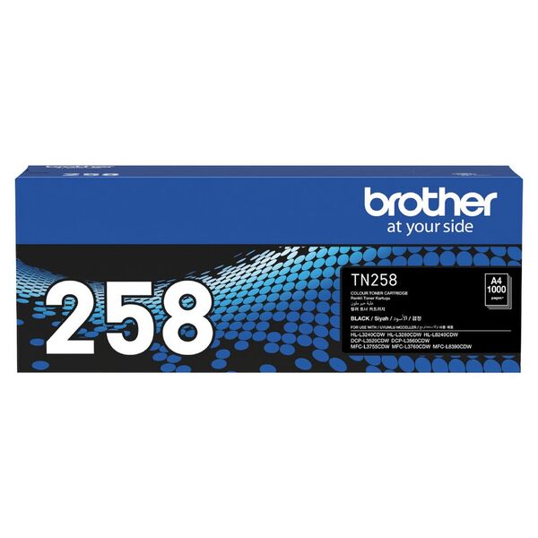 Brother DCPL3560CDW TN-258BK x1 Black Gen.