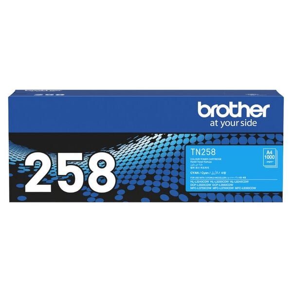 Brother DCPL3560CDW TN-258C x1 Cyan Gen.