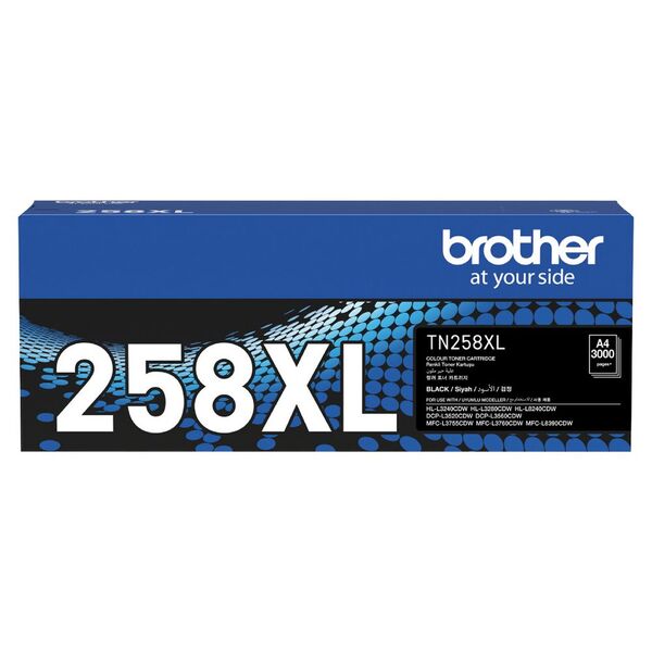 Brother DCPL3560CDW TN-258XLBK x1 Black Gen.