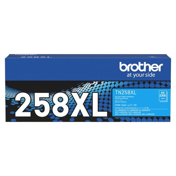 Brother DCPL3560CDW TN-258XLC x1 Cyan Gen.