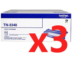 Brother HL5440D TN-3340 x3 Gen.