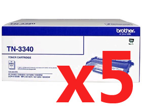 Brother HL5440D TN-3340 x5 Gen.