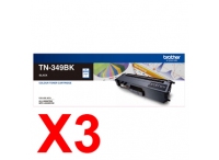 Brother MFCL9550CDW TN-349BK x3 Black Super High Yield Gen.
