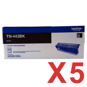Brother HLL8260CDW TN-443BK x5 Black High Yield Gen.