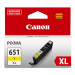 Canon MX726 CLI-651XLY x1 Yellow Gen.