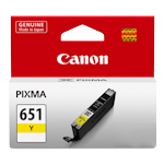 Canon MX726 CLI-651Y x1 Yellow Gen.