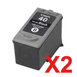 Canon IP1900 PG-40 x2 Black Comp.