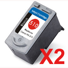 Canon IP2700 PG-510 x2 Black Comp.