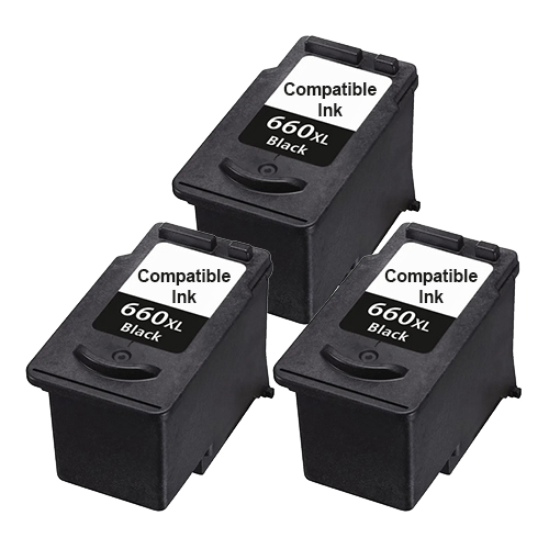 Canon TS5360 PG-660XL x3 Black Comp.