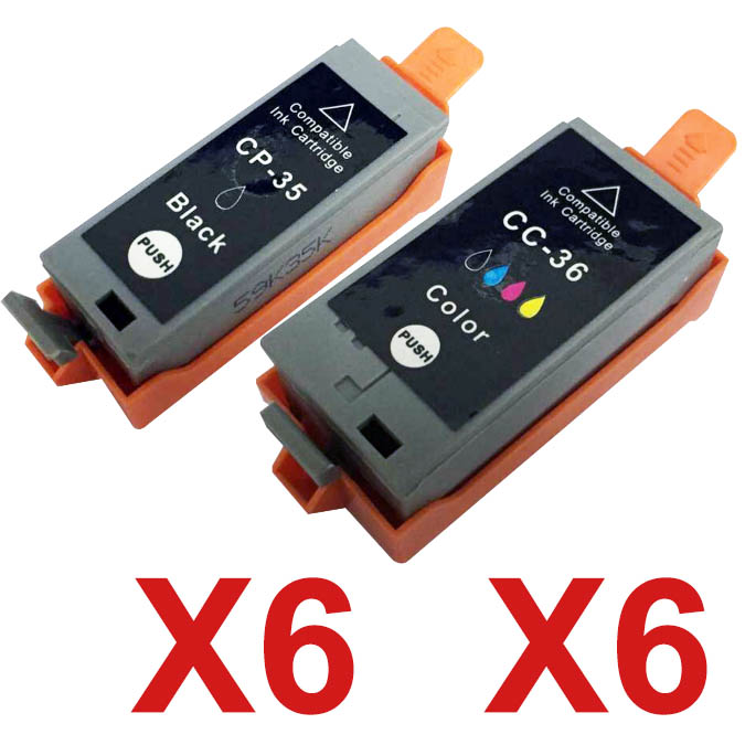 Canon IP110 PGI-35BK/CLI-36C Black Comp.