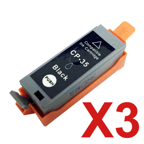 Canon IP110 PGI-35BK x3 Black Comp.