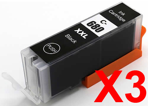 Canon TS706 PGI-680XXLBK x3 Black Comp.