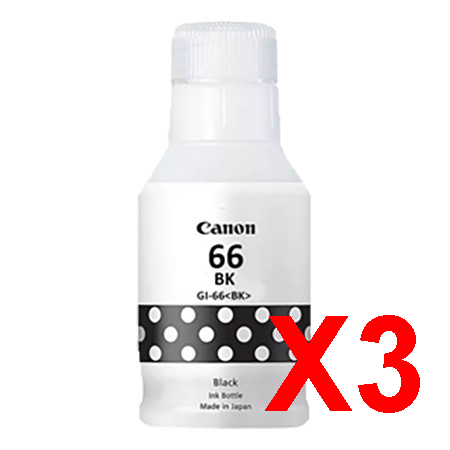 Canon GX3060 GI-66BK x3 Black Gen.