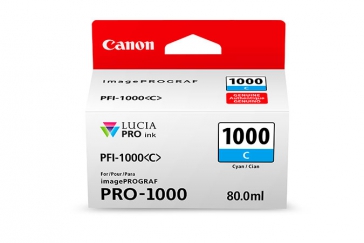 Canon PRO1000 PFI-1000C x1 Cyan Gen.