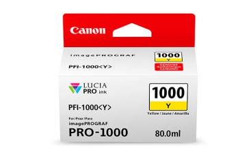 Canon PRO1000 PFI-1000Y x1 Yellow Gen.
