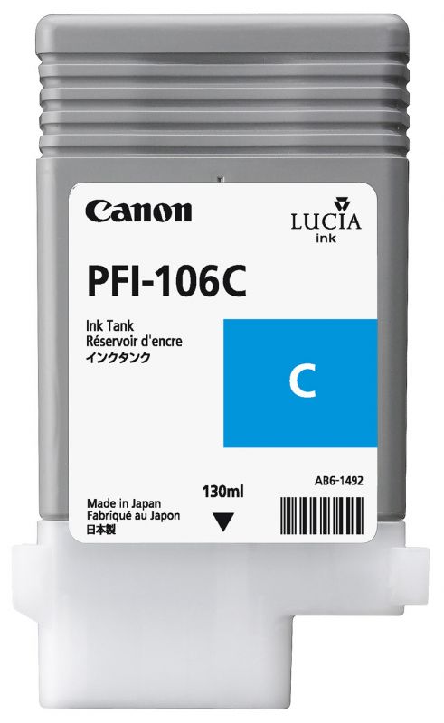 Canon IPF6300 PFI-106C x1 Cyan Gen.