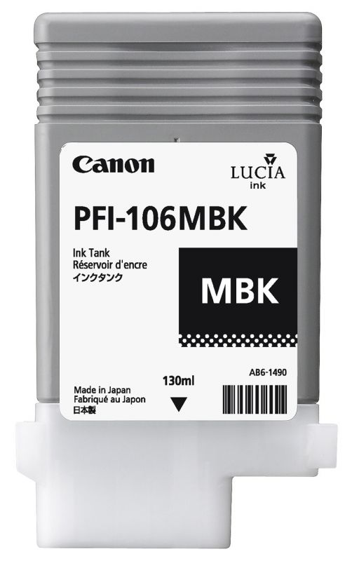 Canon IPF6300 PFI-106MBK x1 Black Gen.