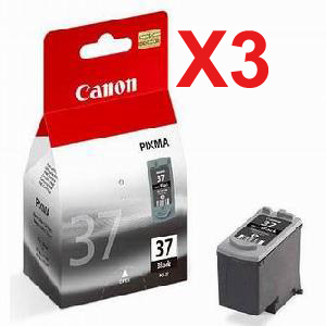 Canon IP1900 PG-37 x3 Black Gen.