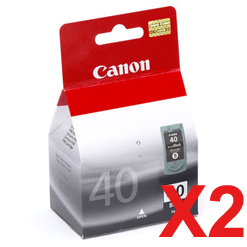 Canon IP1900 PG-40 x2 Black Gen.