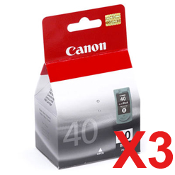 Canon IP1900 PG-40 x3 Black Gen.