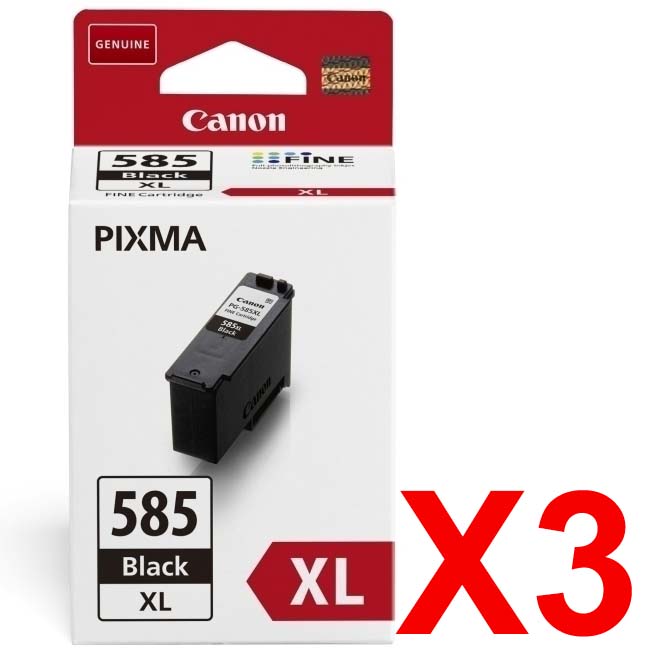 Canon TR7860 PG-585XL x3 Black Gen.