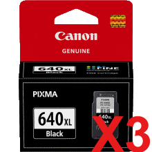 Canon MX516 PG-640XL x3 Black Gen.