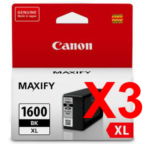 Canon MB2060 PGI-1600XLBK x3 Black Gen.
