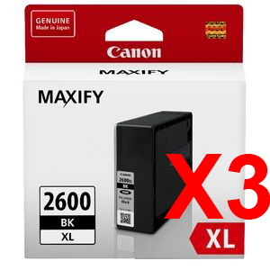 Canon MB5160 PGI-2600XLBK x3 Black Gen.
