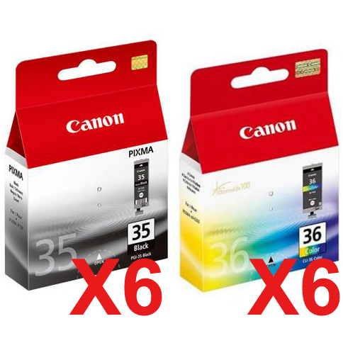 Canon IP110 PGI-35BK/CLI-36C Black Gen.