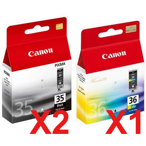 Canon IP110 PGI-35BK/CLI-36C Black Gen.