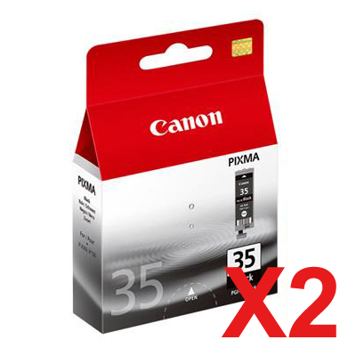 Canon IP110 PGI-35BK x2 Black Gen.