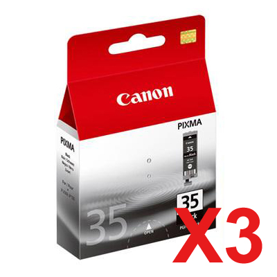 Canon IP110 PGI-35BK x3 Black Gen.